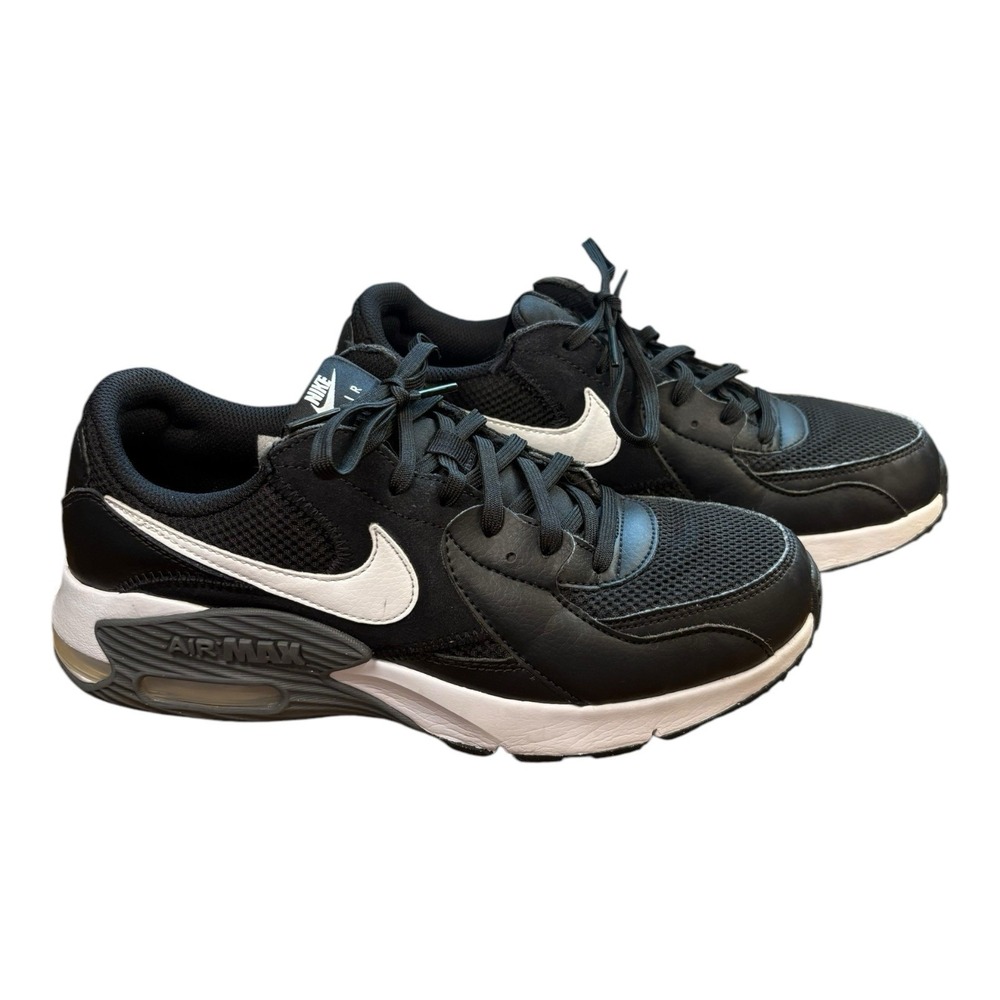 Nike Air Max Excee Shoes Sneakers Trainers Womens Size‎ US 10 Black White Skater